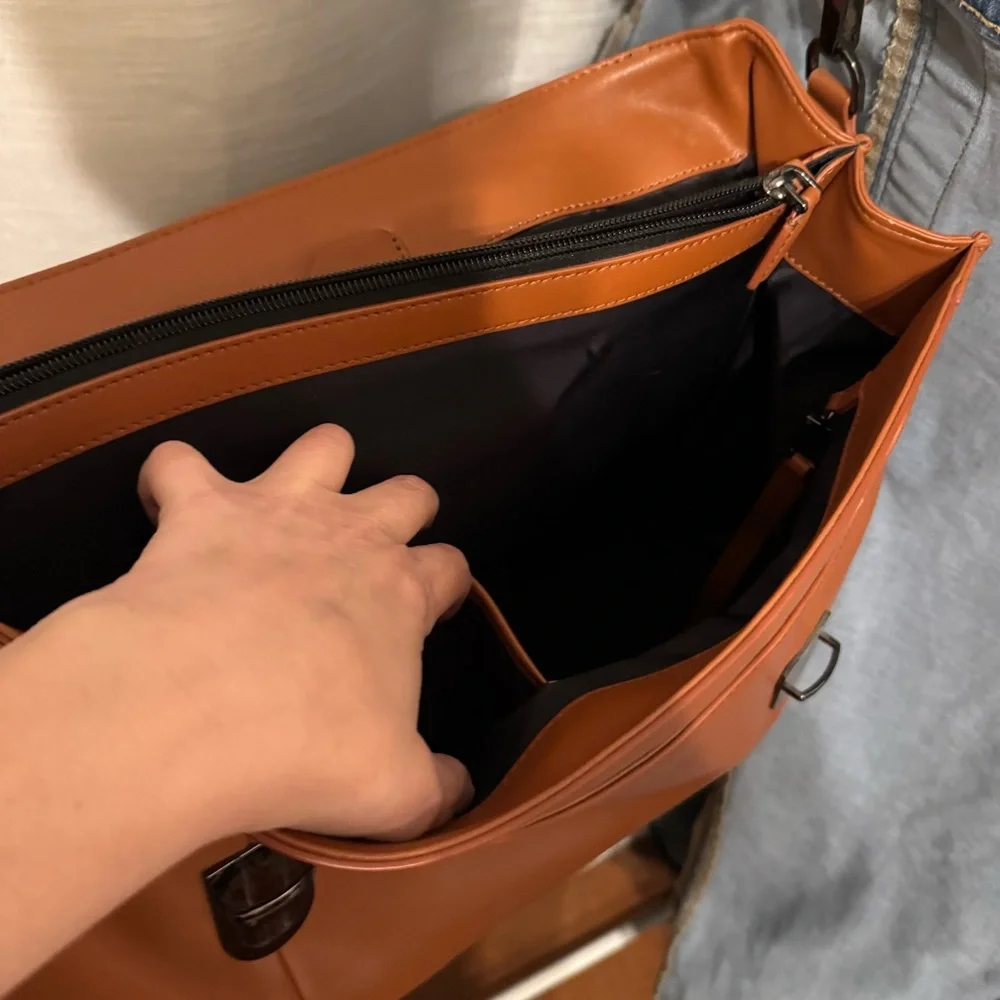 Fedon 1919 Leather Briefcase, flawless